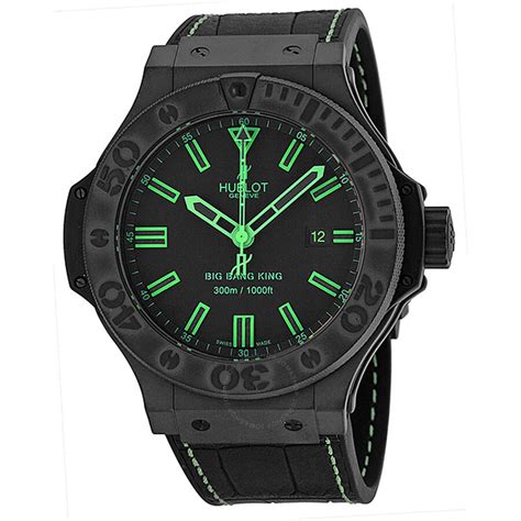 hublot all black green|all black hublot big bang.